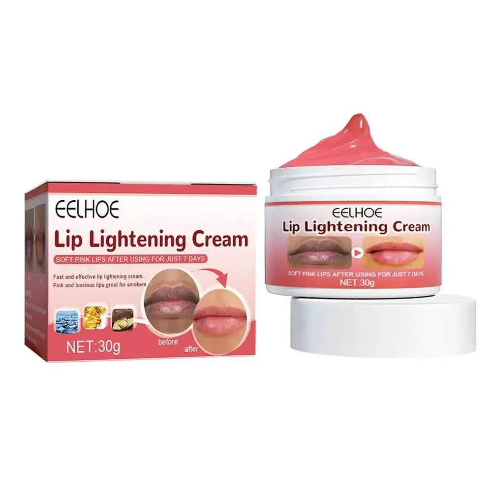 Lip Lightening For Dark Lips Healthy Organic Lip Lightening Cream Balm For Soft Pink Lips 30g Lip Balm For Brightening Dark Lips 6