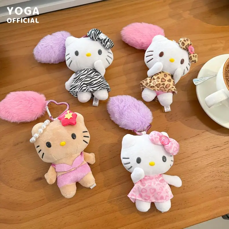 Plush Keychain Kawaii Sanrio Hello Kitty Long Legs 11/13/16CM Doll Toy Backpack Pendant