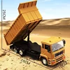 In Stock New Black Remote Control Car Large AlloyDump Truck Engineering Truck Boy Toy  Rc Dump Truck Birthday Surprise Gift 6