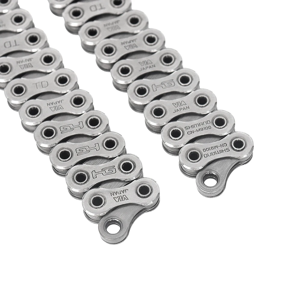 Bicycle Chains Bicycle Chain SHIMANO XTR CN-M9100-12 12 Speed MTB Bike Chain 126 Links with Quick-Link HG Chain for Mountain Bike Original Bicycle Parts