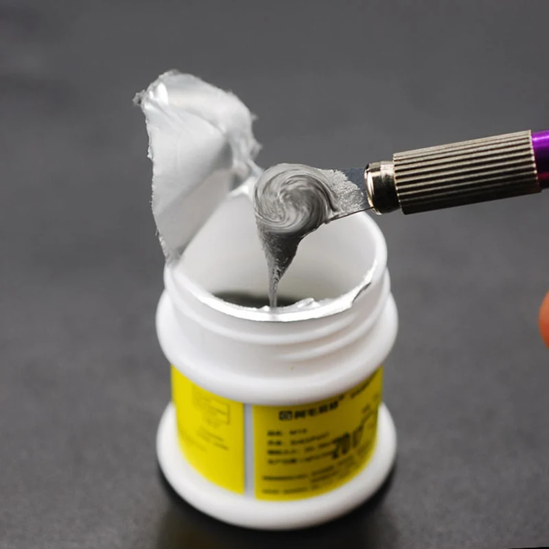 

AMAOE Solder Paste 50g Low Medium High Temperature Tin Paste Flux For Mobile Phone Laptop Game PCB BGA SMT Repair Tin Paste