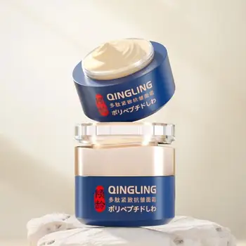 QINGLING Crema viso al retinolo rassodante antietà al peptidico - Crema idratante lifting e antirughe Crema per la cura della pelle del viso