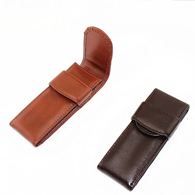 

Fountain Pen / Roller Pen Pencil Case Pen Bag luxury Leather Quality Washed waterproof Black /Coffee Pen Pouch / Holder