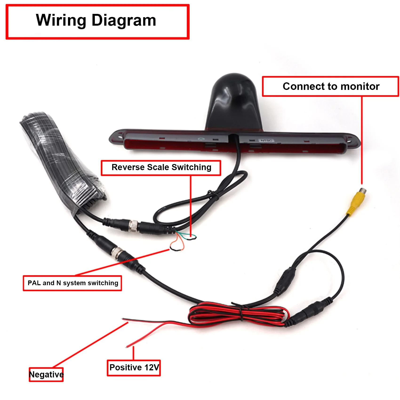 메르세데스-벤츠 스프린터 자스민용 차량 720P 후방 카메라 후진 카메라 브레이크 등 카메라