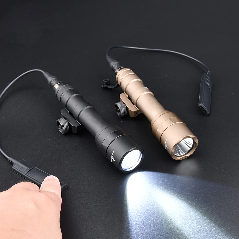 

WADSN Tactical M300 M300A M600 M600C Hunting Weapon Flashlight Tactical Switch Rifle Airsoft Accessories Weapon Scout Light LED