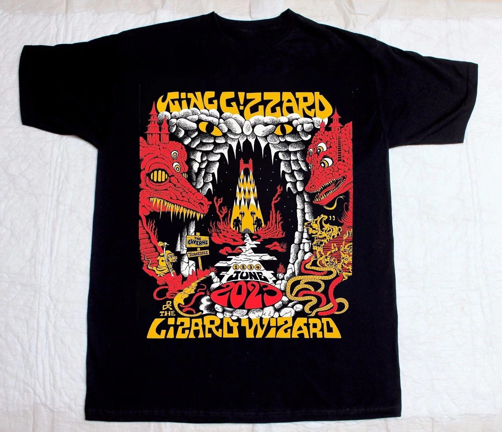 Regalo Re Ventriglio E Lucertola Mago Per Fan Black S-2345Xl T-Shirt S3730