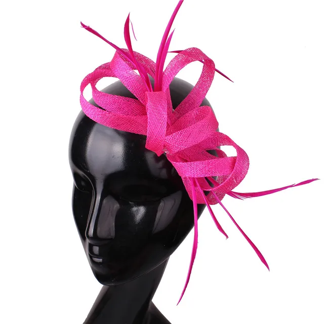 Wedding Black Hair Fascinators Accessories Elegant Female Cocktail Race Headwear Gorgeous New Fashion Headdress Headband 1