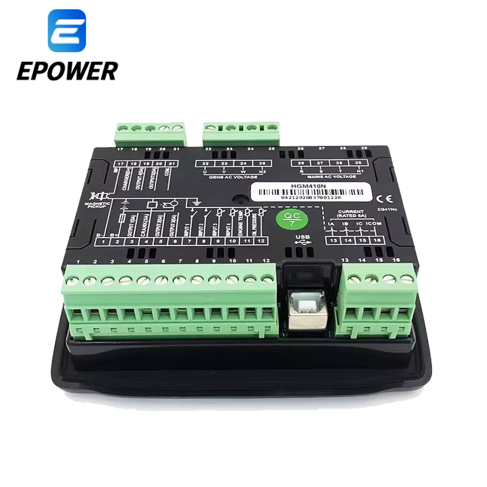 Smartgen HGM420N 발전기 컨트롤러 HGM410N LCD 디스플레이 원격 신호 제어 패널