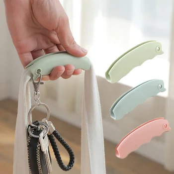 Porta borsa della spesa con manici imbottiti, manici in silicone per tenere lo shopping, protezione delle mani antiscivolo, gadget da cucina