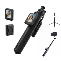 2in1 Selfie Stick Tripod Screen Sharing Device with Remote Aluminum Alloy Phone Tripod Bluetooth Remote and 270°Rotation Stand