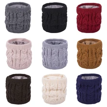 

Universal Neutral Knitted Wool Scarves Comfortable Soft Warm Collars Clothes Accessories Western Style Simplicity Winter Scarves