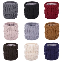 Universal Neutral Knitted Wool Scarves Comfortable Soft Warm Collars Clothes Accessories Western Style Simplicity Winter Scarves