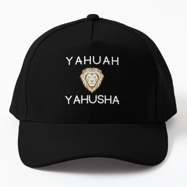 

Yahuah Yahusha With Lion Baseball Cap Hat Boys Czapka Black Snapback Hip Hop Fish Mens Summer Sport Bonnet Casquette Printed