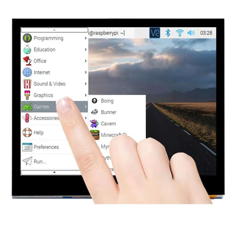 3.5Inch DPI LCD IPS 640X480 3.5 Inch Capacitive Touch Screen LCD For Raspberry Pi