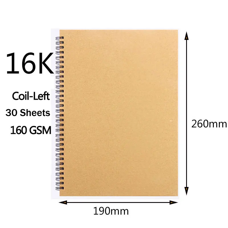 Drawing Pad For Kids, Sketch Book Pad In A3, A4, A5 Size,, Smooth Writing,  Thick Drawing Paper For Students - Temu