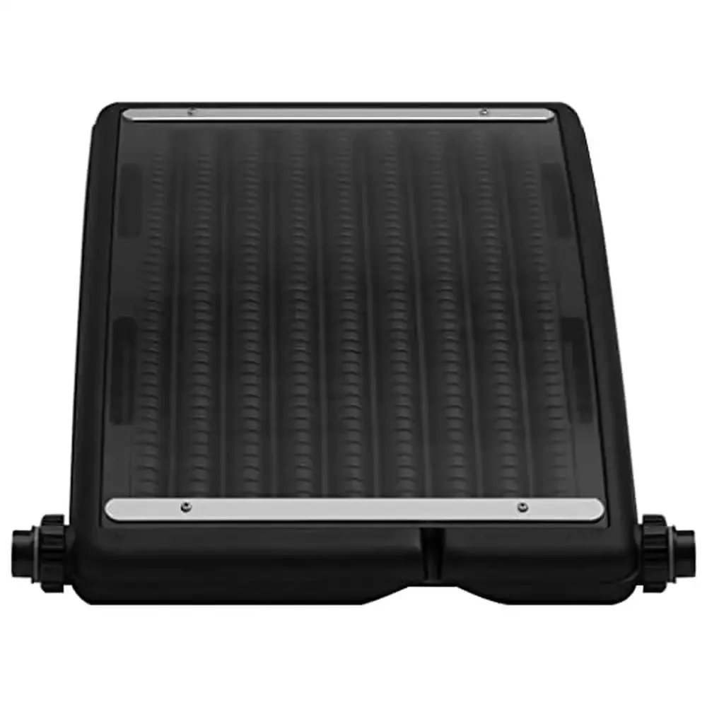 Solar Pool Heating System Water Heater Panel Above-Ground Pools HDPE/PC/Aluminum Adjustable Black 2641.7 gal/h Swift Setup