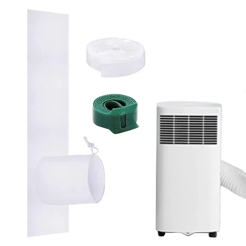 

AC Unit Window Seal Portable Window Sealing Dryer Vent Kit Universal Air Conditioner Tumble Dryer Adjustable Dryer Window Seals