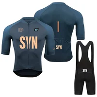 Men Summer SYN BIEHLER Cycling Jersey Set Breathable Racing Cycling Jersey Sport Mtb Bicycle Jersey Bike Cycling Clothing Suit 2