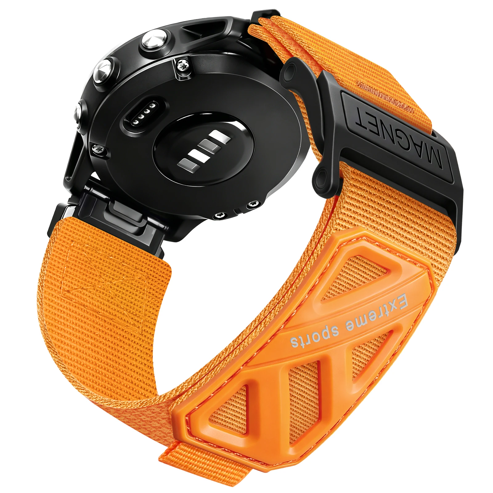 Durable Nylon Watch Strap - Adjustable 22mm/26mm Band