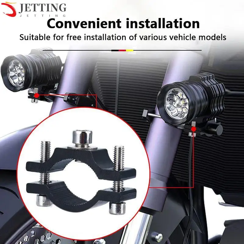 

20-38/19-33mm Bracket Bumper Clamp Auxiliary Spotlight Mount Clip Light Phone GPS Handlebar Holder Alloy Motorcycle Stent