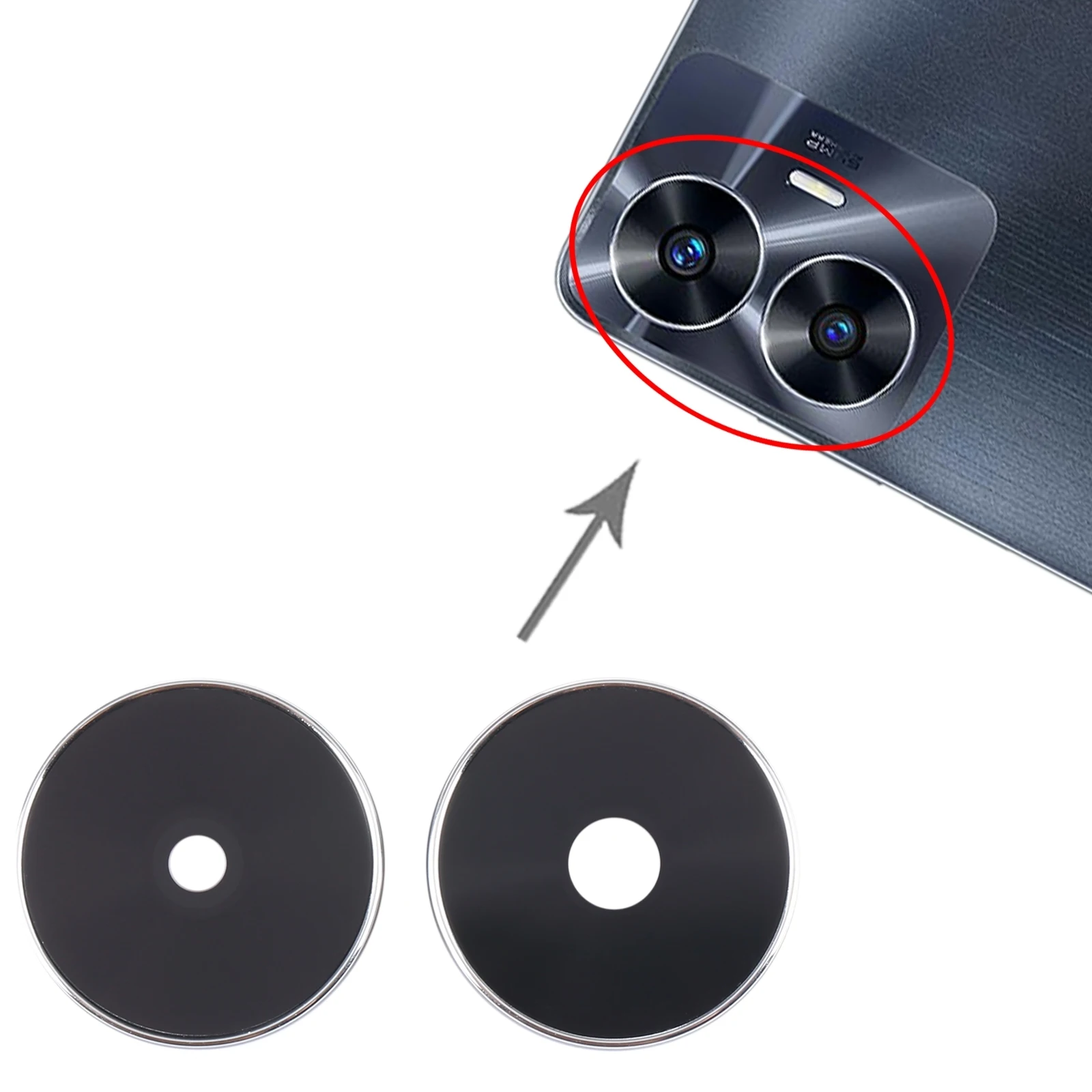 

10 PCS Original Back Camera Lens for OPPO Reno8 T 5G