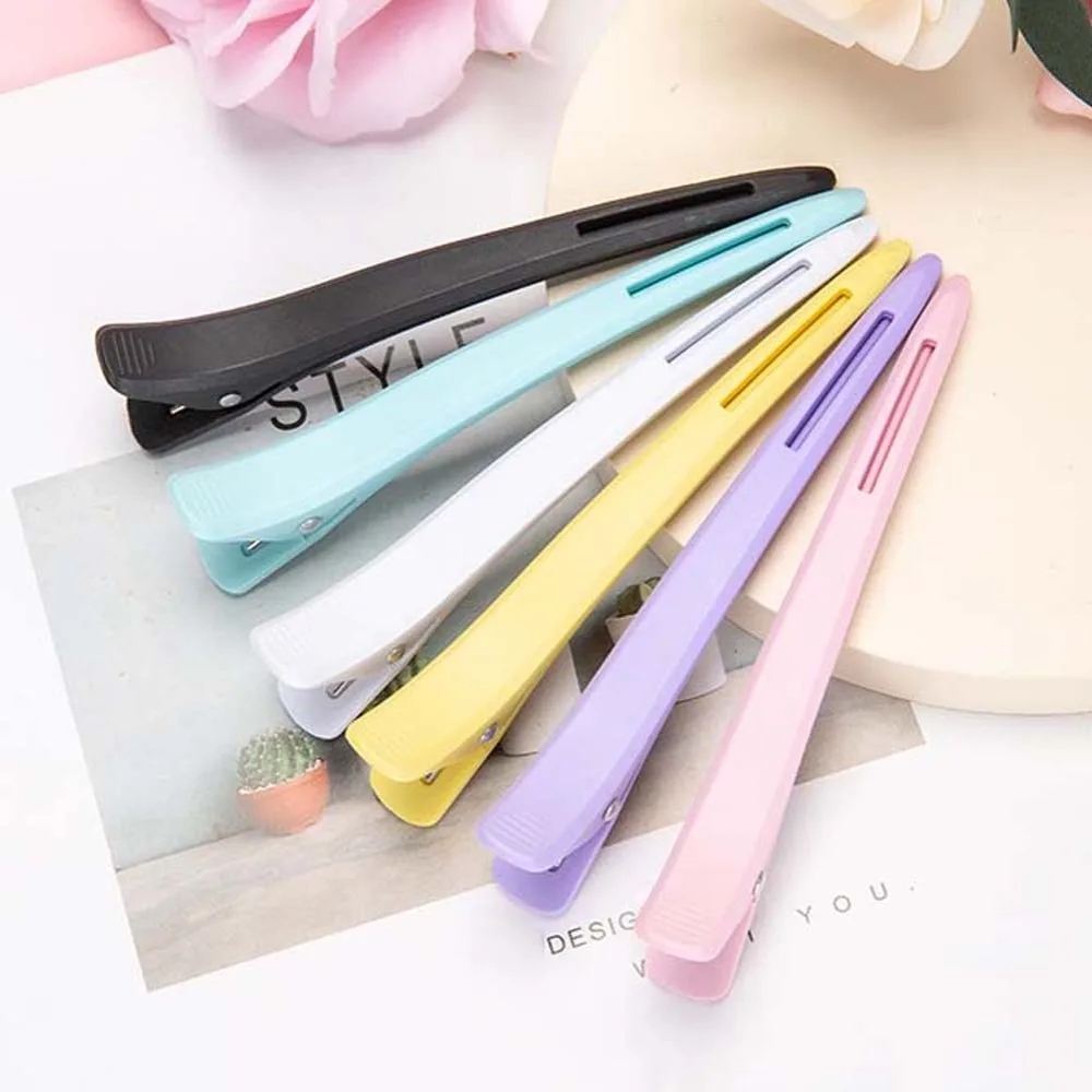 Hairdressing Clip Hairdresser Special Rustproof Fluffy Hair Clips Professional Partition Duckbill Hair Clips Salon Styling Tools