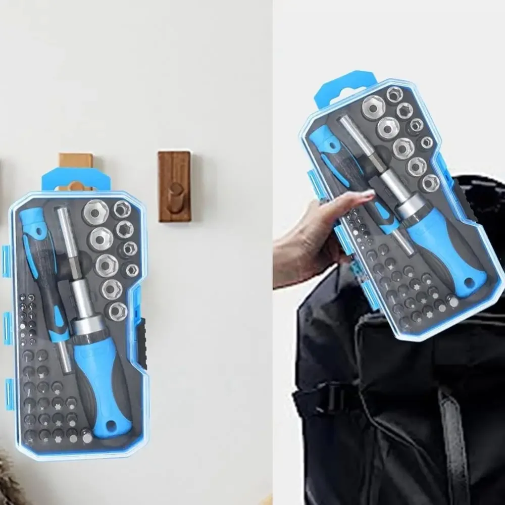 34/44PCS Home Portable Precision Screwdriver Set Multi-Function Screwdriver Combination Socket Set Repair Tools