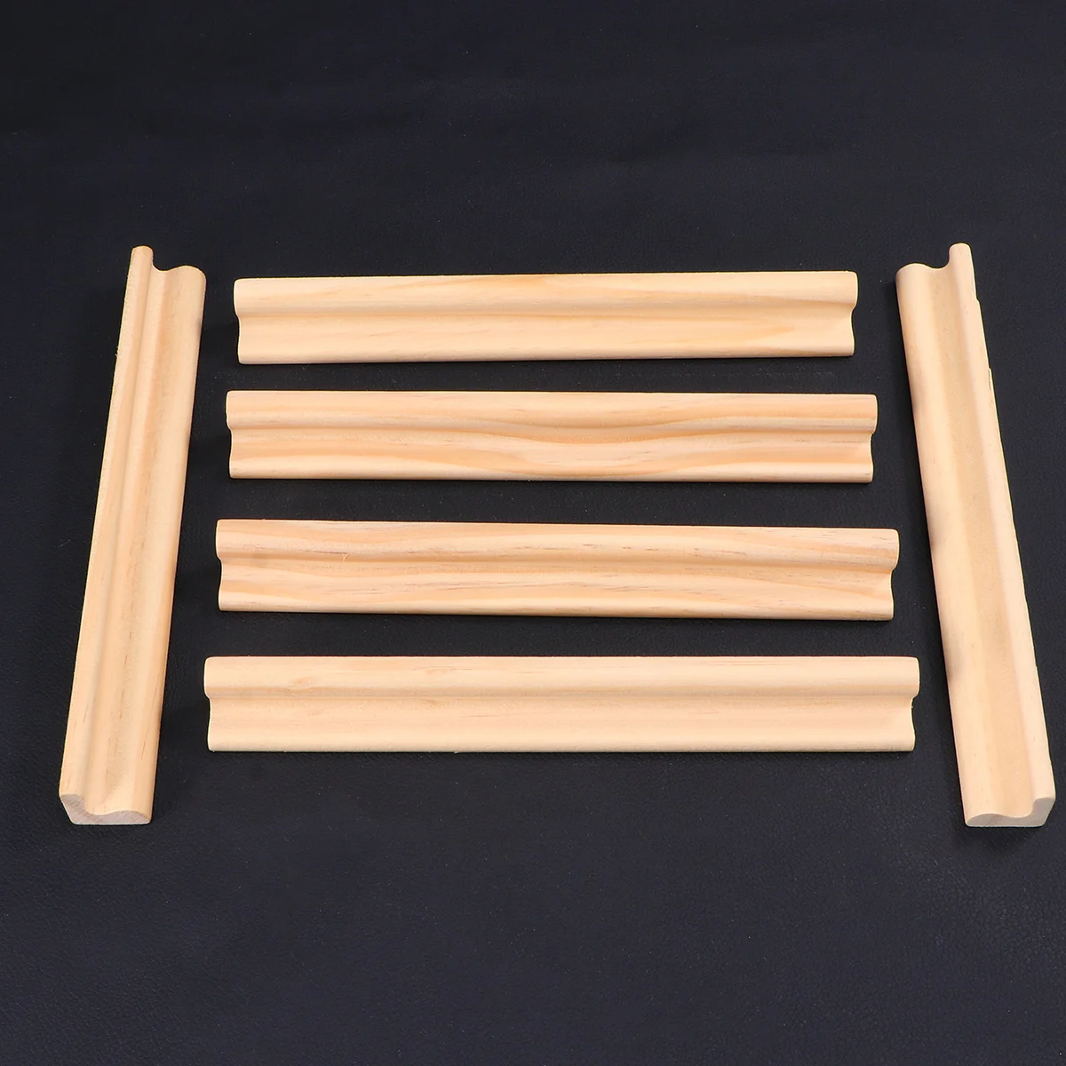 

10 PCS Ceramic Tile Display Shelves Letter Racks Holders Wooden DIY Crafts Decor