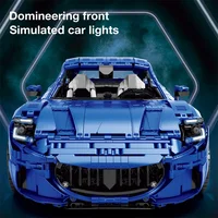 IN STOCK 11010 MOC Technical 1:8 Sports Car GranTurismo Building Blocks Bricks Model Assembling Toys for Boys Christmas Gift Set 3