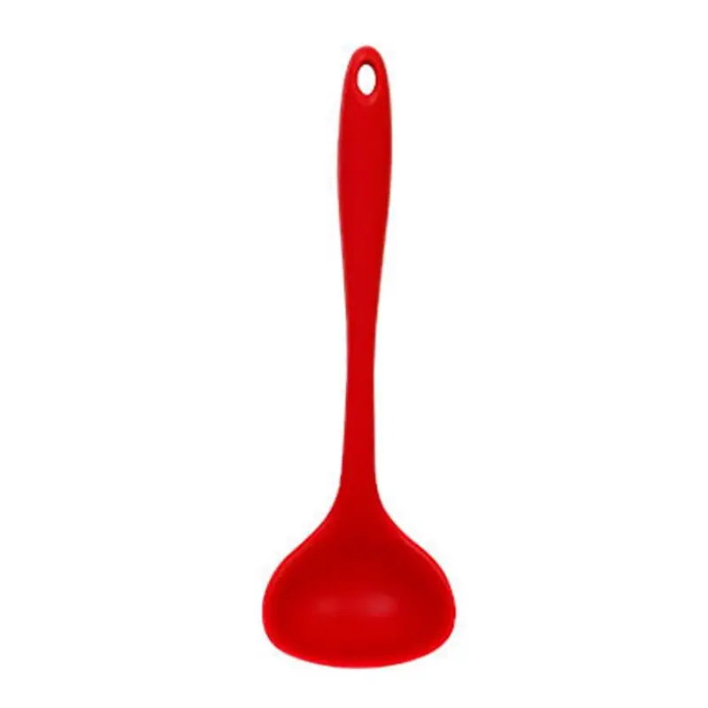

Children Small Soup Spoon With Long Handle Household Spoon Household Heat Resistant Non-stick Pan For Children To Drink Soup