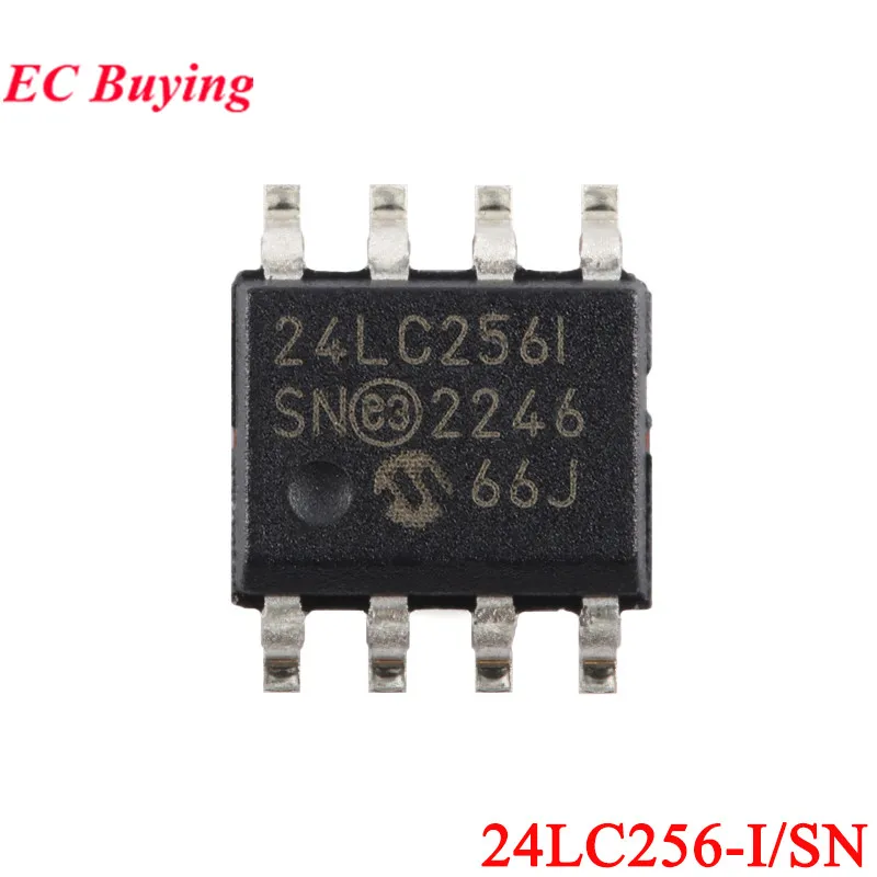 10 Stück 24LC02 24LC04 24LC08 24LC16 24LC32 24LC64 24LC128 24LC256 24LC512-I/SN 1 2 4 8 16 32 64 128 KB 256KB 512KB EEPROM Chip IC – Detail 9