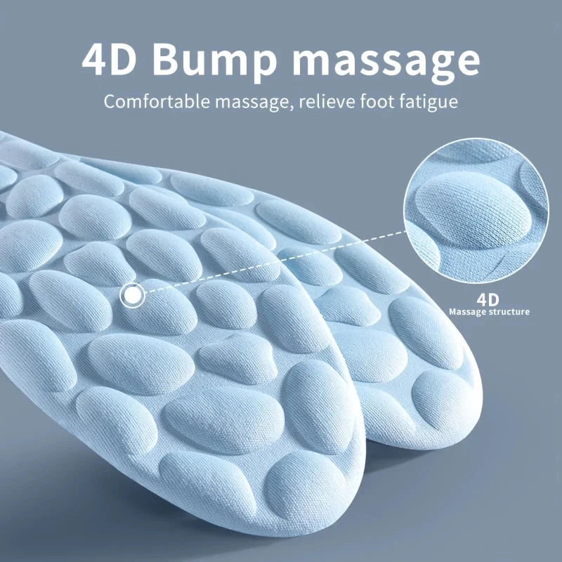 Description Picture 5 of itemMassage Memory Foam Insoles for Shoes Sole Breathable Cushion Sport Running Insoles Feet Orthopedic Insoles Men Women Shoe Pads