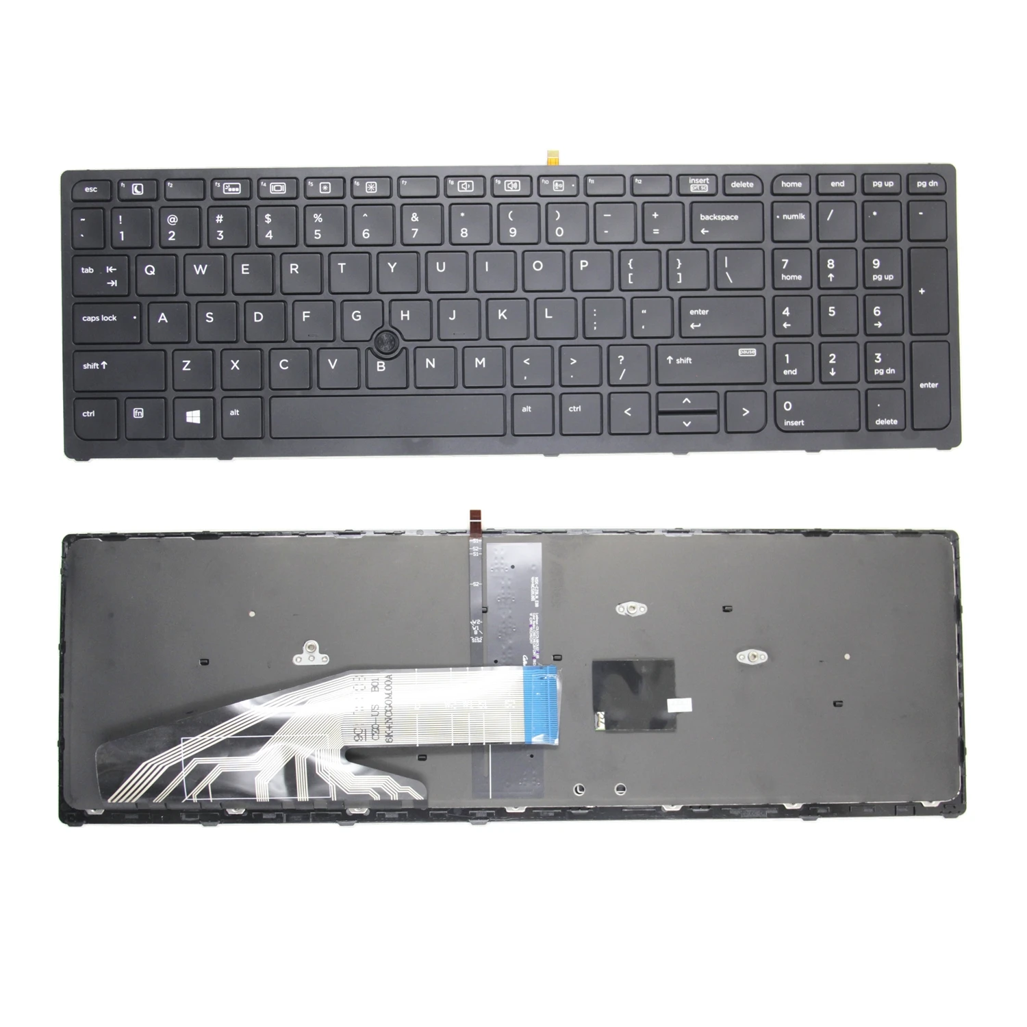 100% Nuovi Stati Uniti Per Hp Zbook 15 G3 15 G4 Zbook 17 G3 17 G4 Tastiera Retroilluminata A Punto Inglese