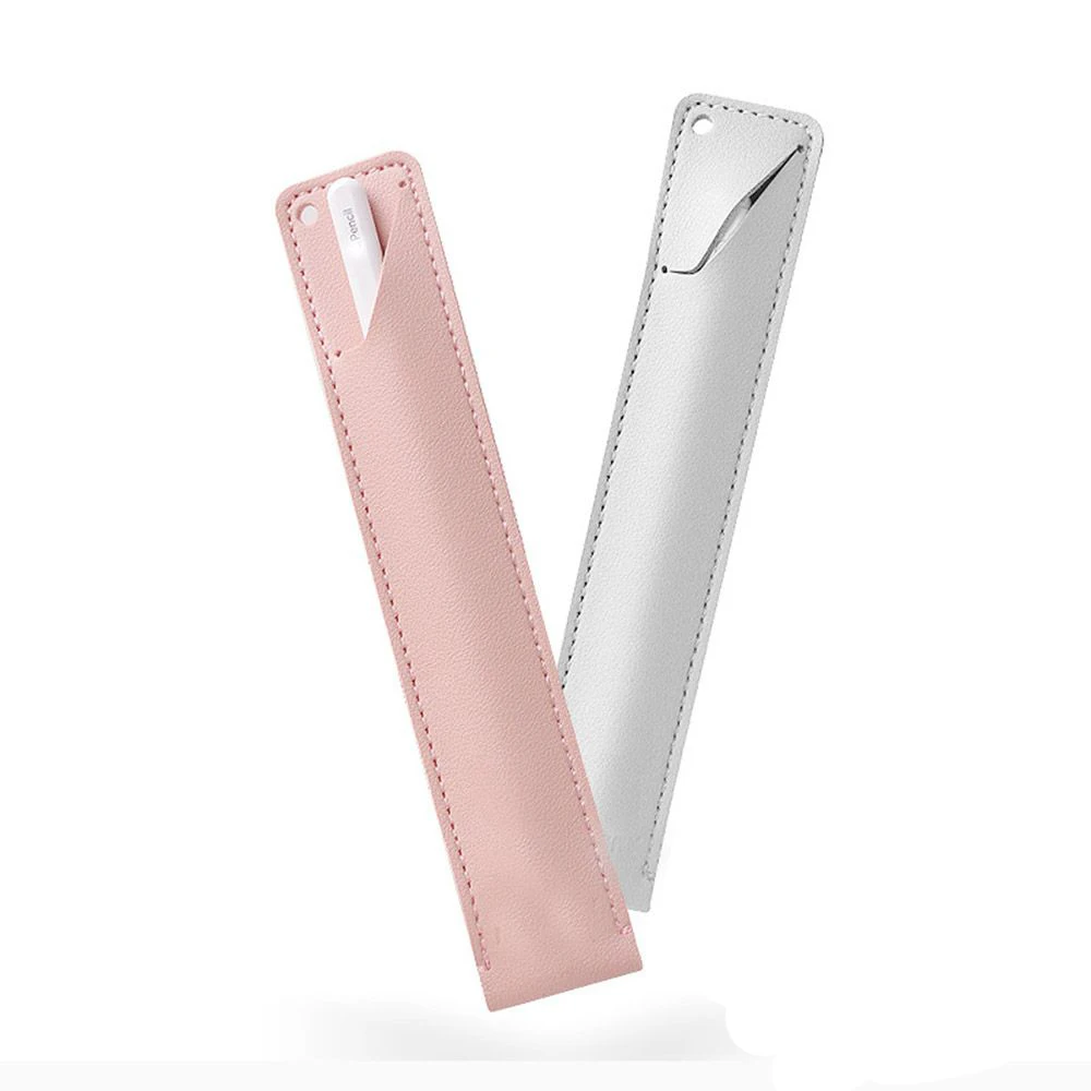 

Stylus Pen Cover For IPad Apple Pencil Case Holder Soft Leather Anti-scroll Pouch Cap Nib Cover Tablet Touch Pen Protective Case