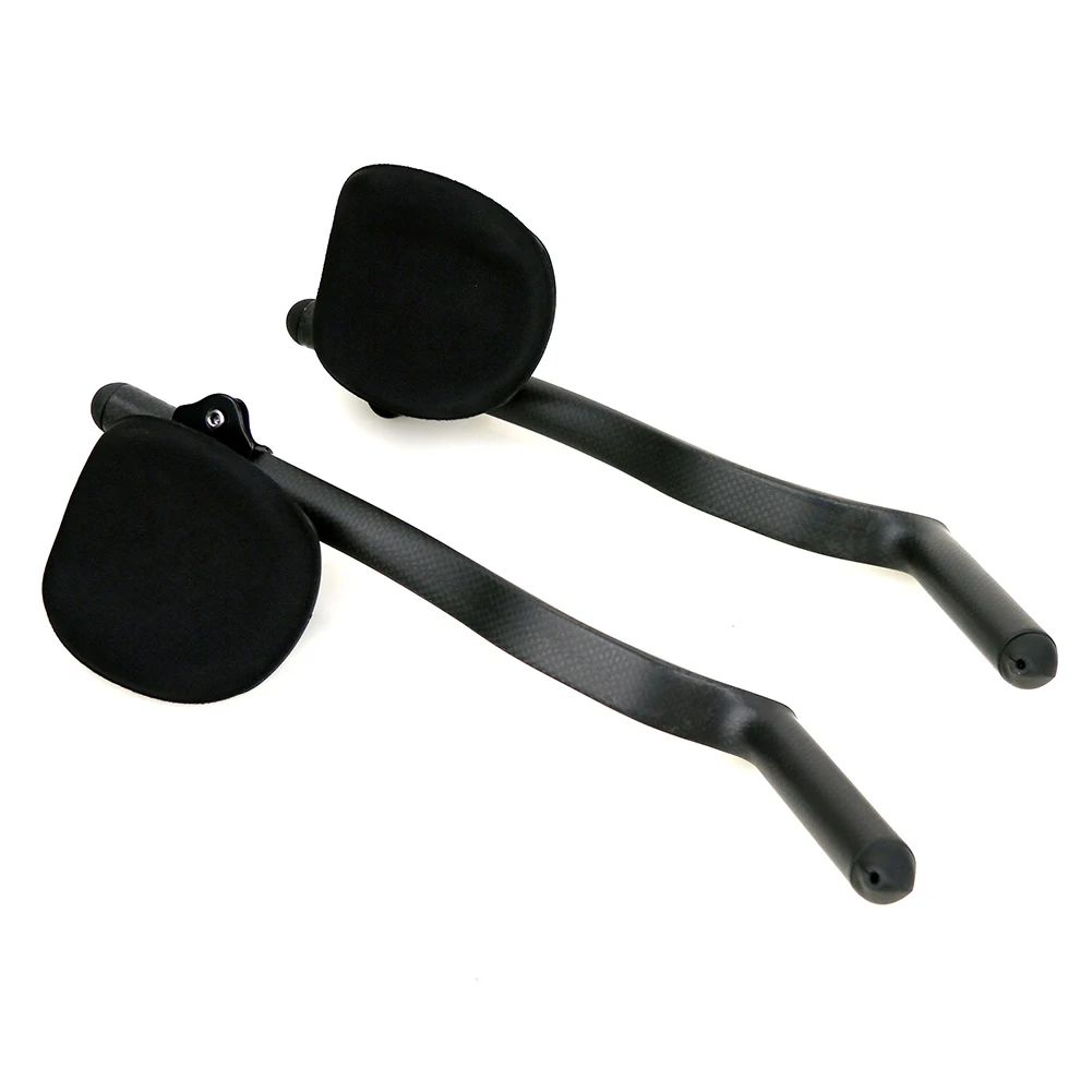 

55 Degree Handlebar Auxiliary Handlebar Aluminum Alloy Accessories Bright Finish Plastic Elbow Support T800 Carbon Fiber