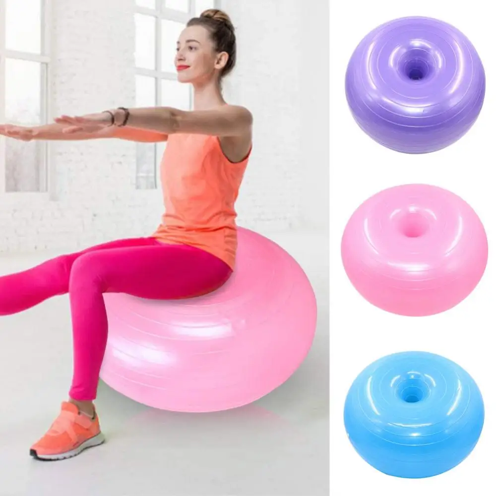 

Inflatable Yoga Ball 50cm Donut Gym Exercise Workout Fitness Pilates Balance Yoga Ball