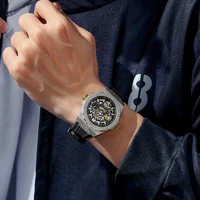 WM Watch Men Automatic Mechanical Skeleton Watch Collaboration Series Limited Edition 80 Hours Power Reserve Welly Merck WM128 - Image 6