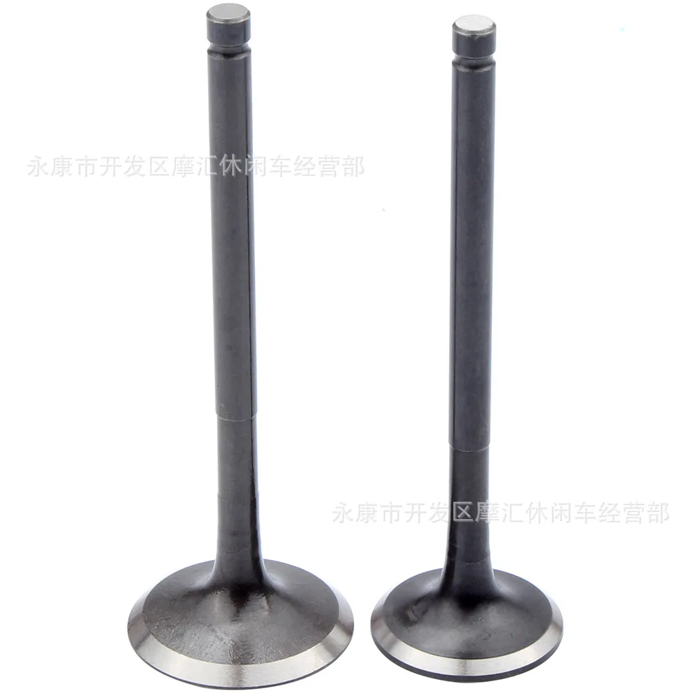 Gy6 200cc 스케이트보드 보조 카트 카트 밸브 오일 씰 입구 및 출구 코발트 합금 밸브 어셈블리 81MM