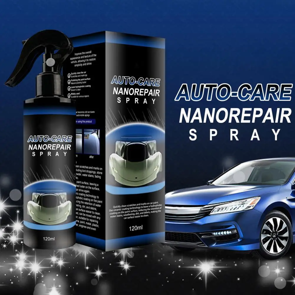 Scratch Repair Spray Eco friendly Car Scratch Remover Spray for Long lasting Easy Application for Waterproof
