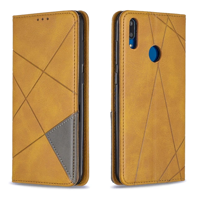 Wallet With Flip Leather Phone Case For HUAWEI Honor 20S 10i 10 9X 9A 9S 8A 8S 7A 7C NOVA 4E 5i Y5 Y6 Y7 Y7A Y9 PRO LITE Cover Yellow
