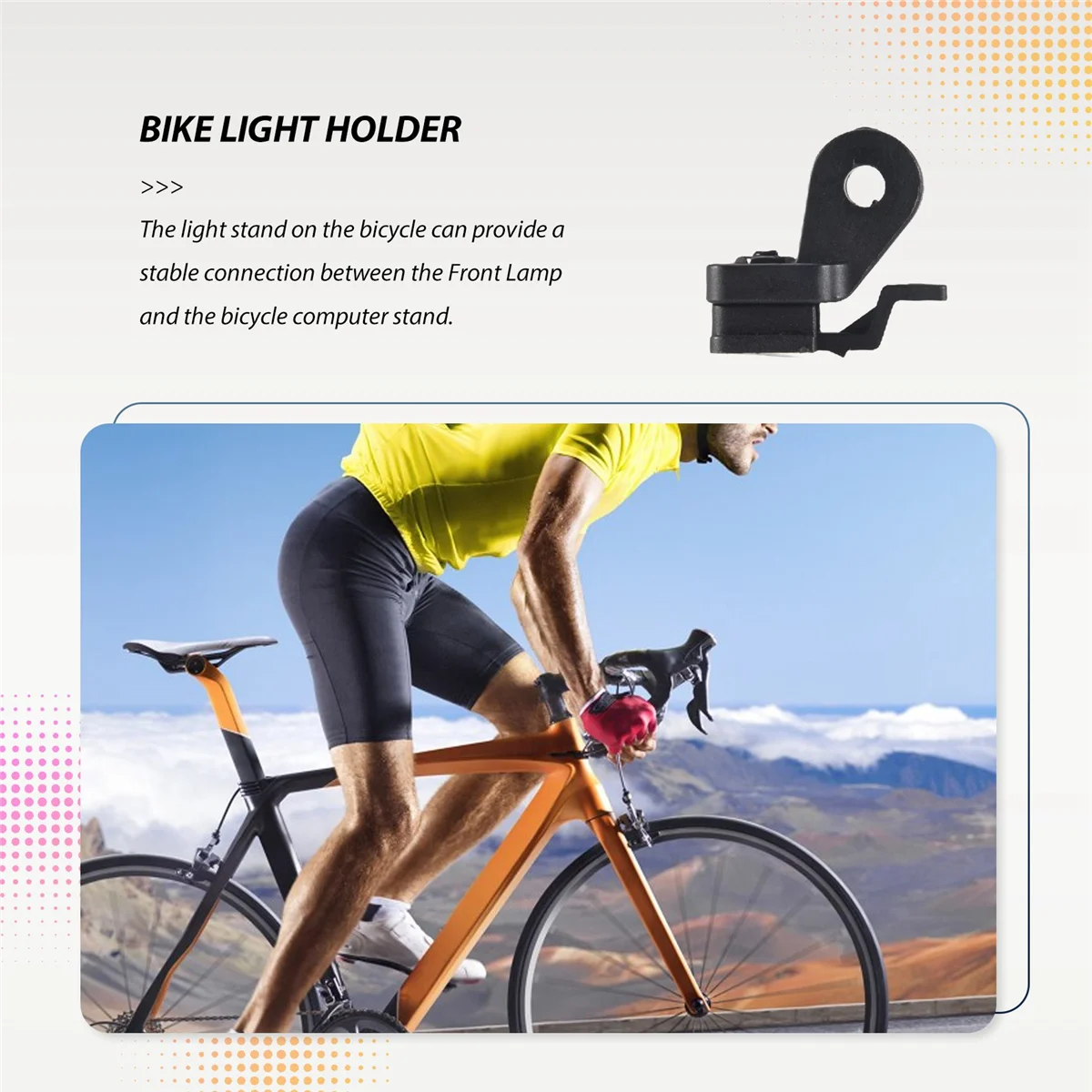 Newest Bicycle Front Lamp Code Meter Holder Mount Bracket for Bontrager Ion Prort Lifting Tail Lamp Bicycle Accessories