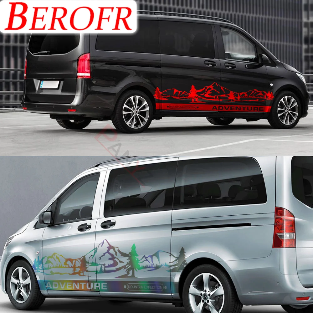 4 Pz/Lotto Adesivi Per Auto Per Mercedes Benz Vito V Class Viano W447 Wv639 W638 Camper Van Graphics Decalcomanie In Vinile Accessori Per La Messa A P