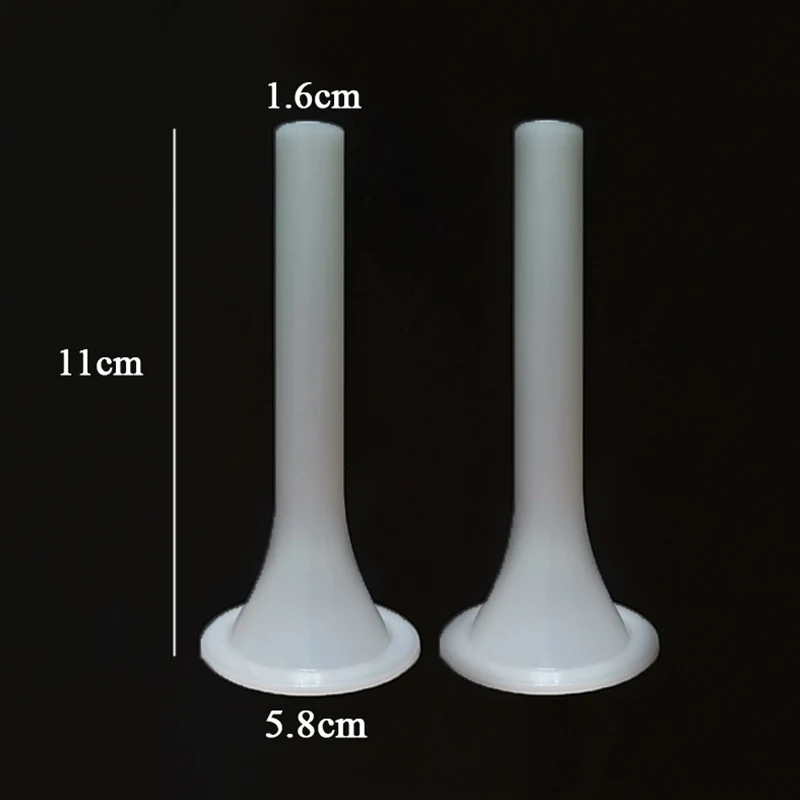 2 Pc Casings Sausage Making Funnel Stuffer Filler Sausage Casing Maker Tube Manual Meat for Homeuse Casing Cooking
