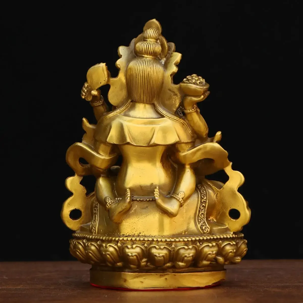 God of Wealth statue on display