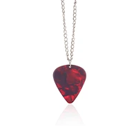 Explosion Unique Season 4 Eddie Guitar Pick Necklace Heart-Shaped Ruby Pendant Birthday Anniversary Gift 2