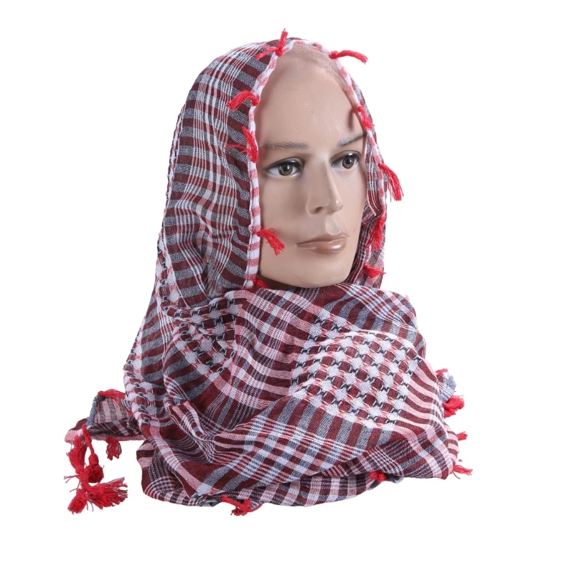 

Shemagh Scarf Men & Women Tacticals Breathable Head Neck Wrap Shawl Motorcycle Hiking Paintball Face Mask Scarf Dropship