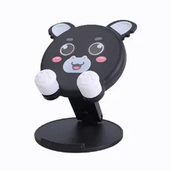 Sleek Adjustable Foldable Phone and Tablet Stand (Black)