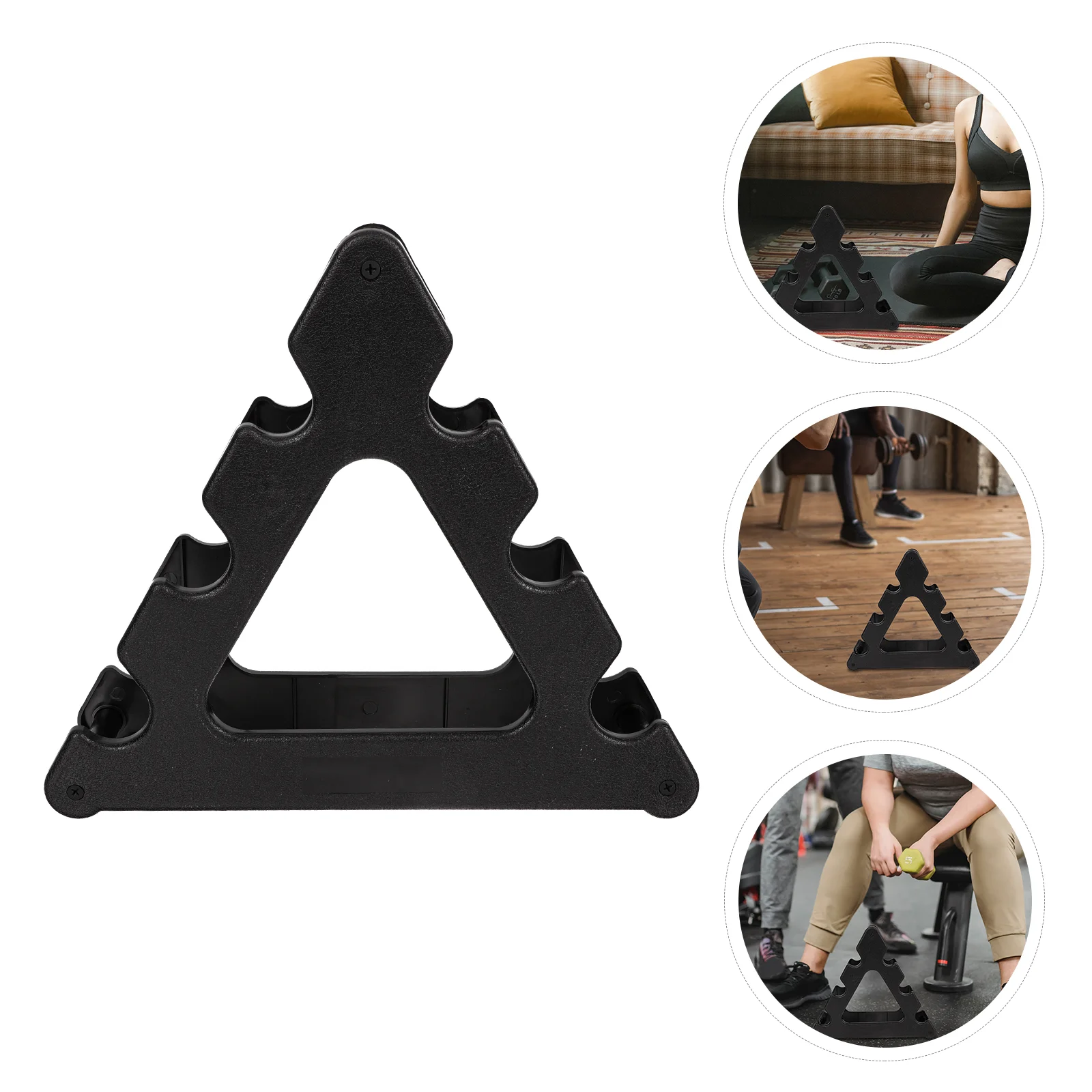 

Plastic Dumbbell Stand Small Dumbbell Holder Household Weight Rack Dumbbell Accessory