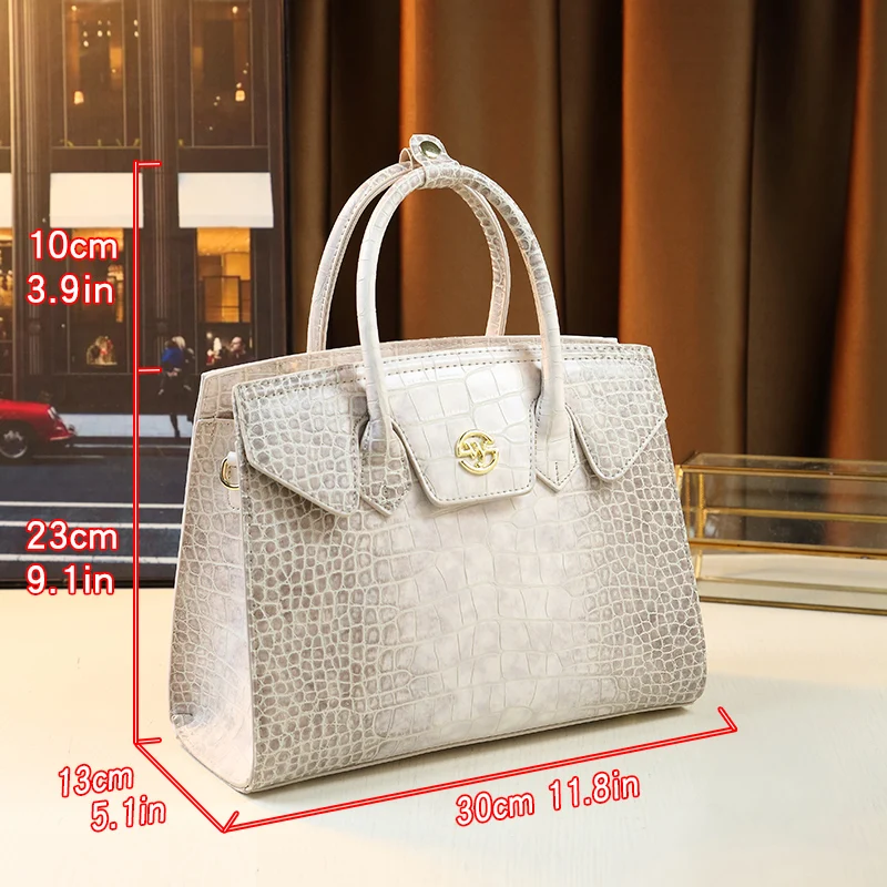 حقيبة هيمالايا كروس بودي للنساء بتصميم جلد التمساح...