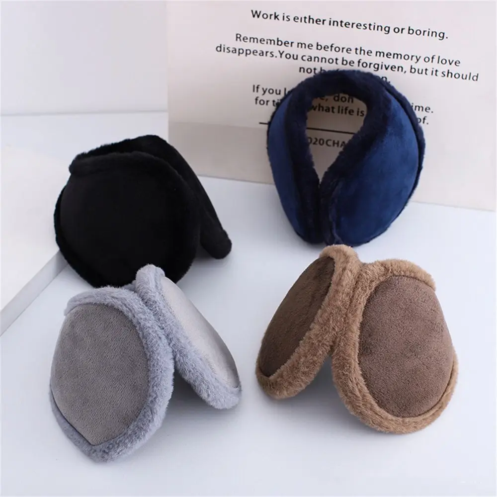 PELO Set Of 4 Winter Ear Muffs/Ear Warmer For Protection From Cold Headwear  Fur Ear Muffs/Ear Warmers Behind The Head Style Winter Earmuffs For Men